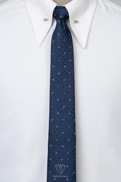 Cà Vạt xanh đen họa tiết nhỏ TGC358