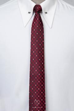 Cà Vạt họa tiết đỏ X TGC362