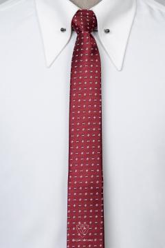 Cà Vạt đỏ đô ô vuông nhỏ TGC364