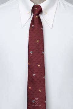 Cà Vạt đỏ đô họa tiết ẩn TGC366