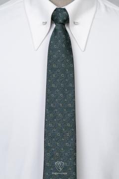 Cà Vạt Đỏ Gạch Phối Hoa TGC383