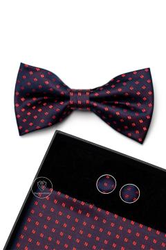 Set Phụ Kiện Đỏ Sọc Tím TGCB04