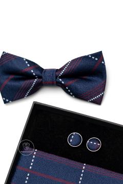 Set Phụ Kiện Xanh Than Kẻ Sọc TGCB15