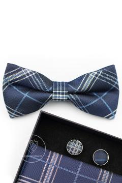 Set Phụ Kiện Xanh Đen Sọc Nhỏ TGCB01