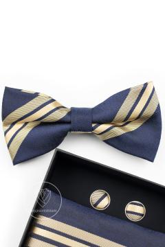 Set Phụ Kiện Xanh Đậm Sọc Vàng TGCB10