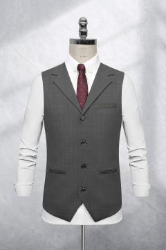 Bộ Suit Xanh Rêu Đậm Kẻ Caro Mờ Modern Fit TGS394