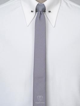 Cà Vạt Họa Tiết Trắng Đen TGC350