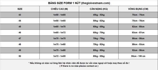 Bộ Suit Caro Chìm Xám Một Nút TGS115 - hình 4