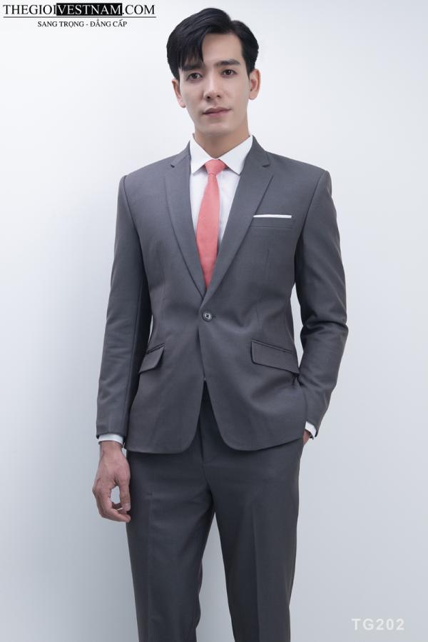 Bộ Suit Xám Khói Modern Fit TGS201 - hình 1