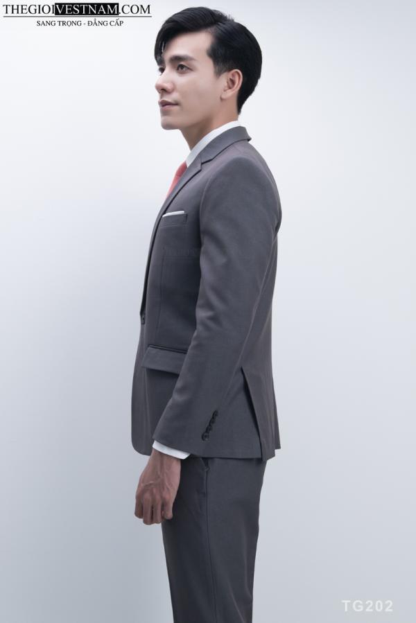 Bộ Suit Xám Khói Modern Fit TGS201 - hình 3