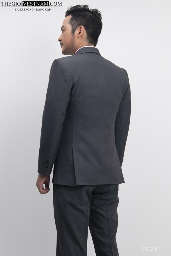 Bộ Suit Xám Đậm Classic Fit TGS24 - hình 2