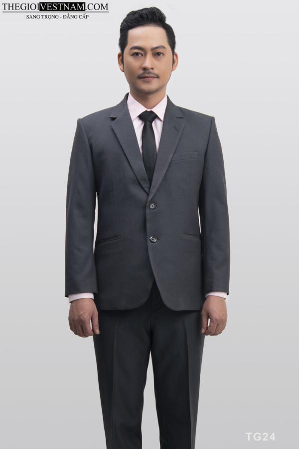 Bộ Suit Xám Đậm Classic Fit TGS24 - hình 1