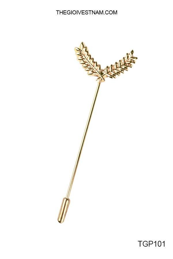 TGP101 - Ghim cài họa tiết bông lúa - hình 1