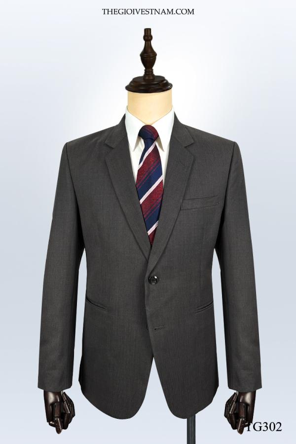 Bộ Suit Xám Tro Sọc Nhuyễn Classic Fit TGS302 - hình 1