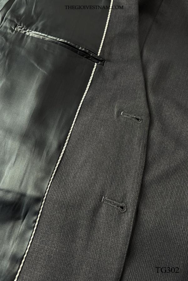 Bộ Suit Xám Tro Sọc Nhuyễn Classic Fit TGS302 - hình 4