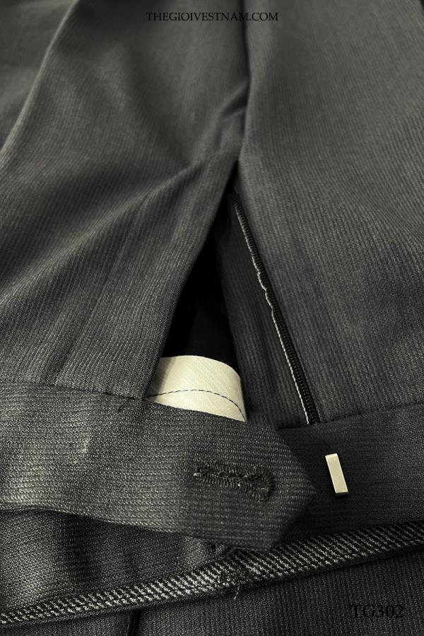 Bộ Suit Xám Tro Sọc Nhuyễn Classic Fit TGS302 - hình 5