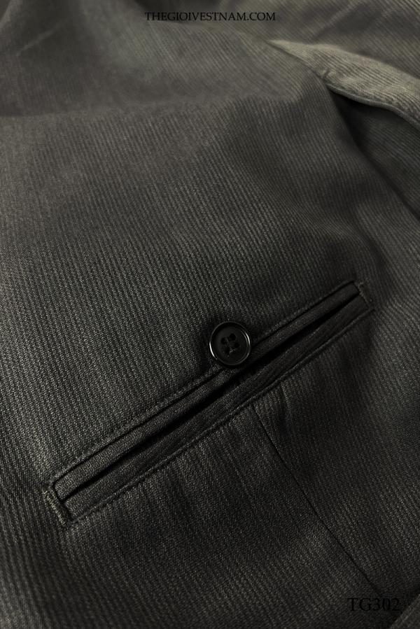 Bộ Suit Xám Tro Sọc Nhuyễn Classic Fit TGS302 - hình 6