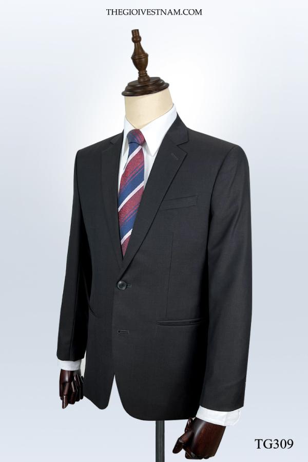 Bộ suit xám nâu hai nút TGS309 - hình 2