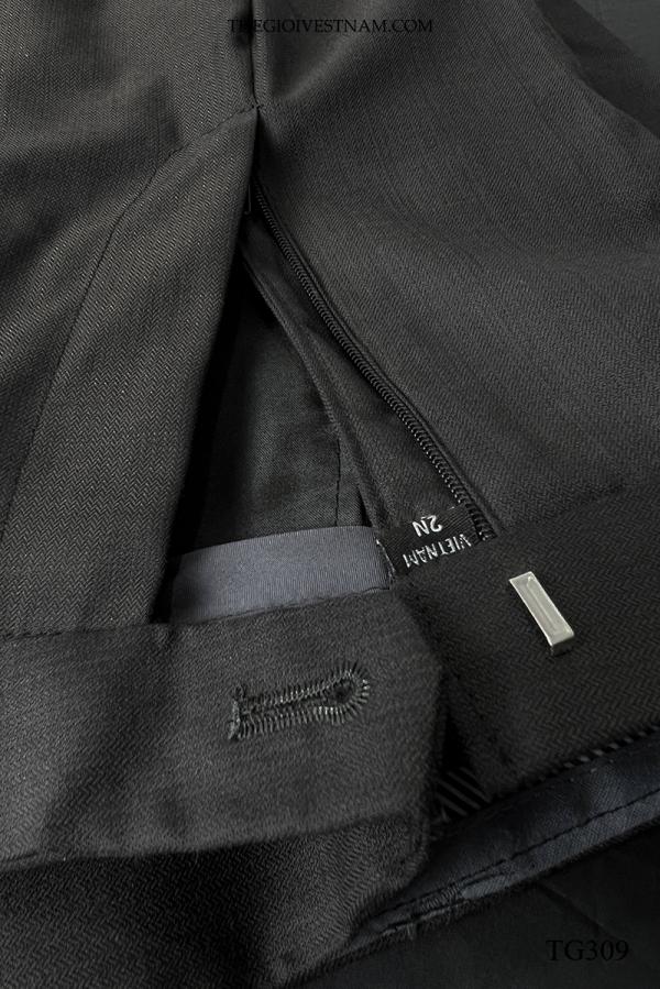 Bộ suit xám nâu hai nút TGS309 - hình 5