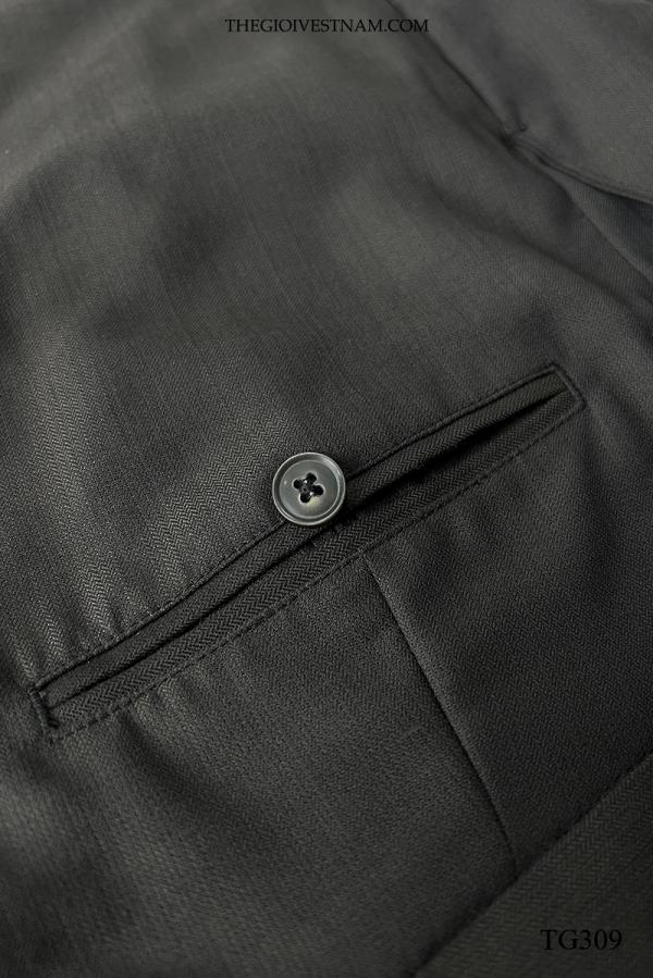 Bộ suit xám nâu hai nút TGS309 - hình 6