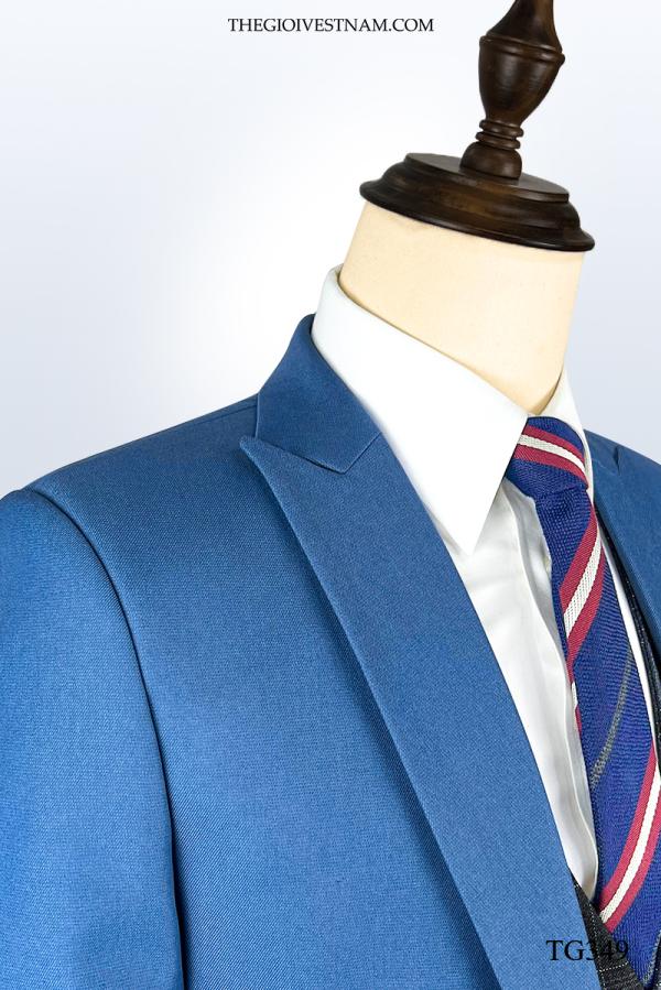 Bộ Suit Xanh Dương Sáng Modern Fit TGS349 - hình 3