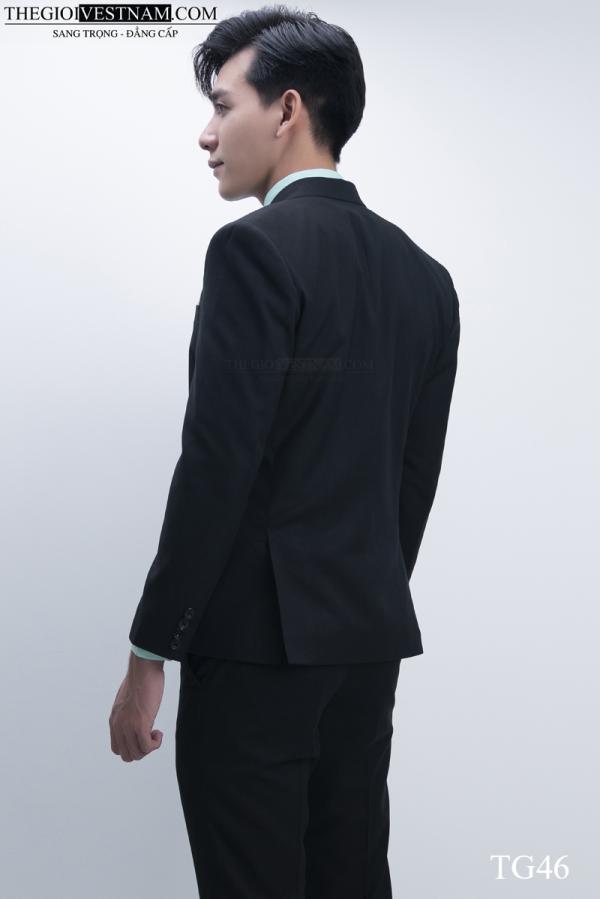 Bộ Suit Đen Dày Modern Fit TGS46 - hình 4