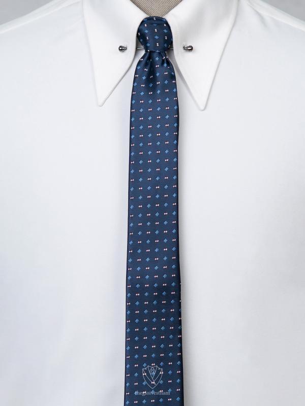 Cà Vạt xanh đen ô vuông nhỏ TGC363 - hình 1