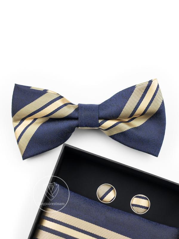 Set Phụ Kiện Xanh Đậm Sọc Vàng TGCB10 - hình 1