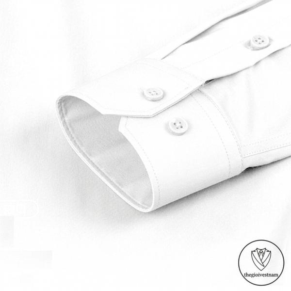 Áo Sơ Mi Trắng Nam Sợi Tre Cao Cấp TGSM01 - hình 4