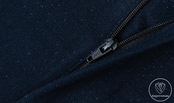 Bộ Suit Xanh Đen Chấm Nhỏ Modern Fit TGS356 - hình 5