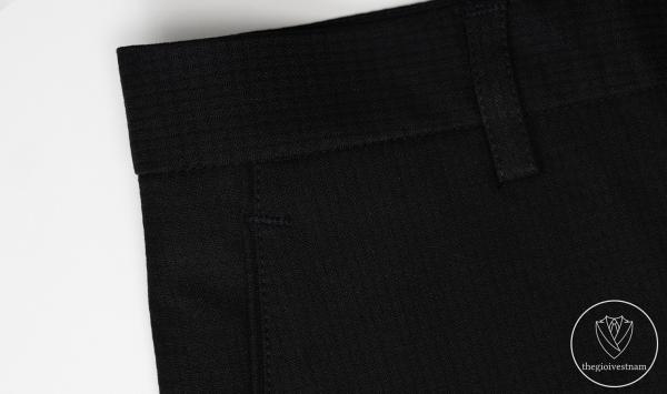 Bộ Suit Đen Gân Kẻ Vuông Modern Fit TGS357 - hình 6