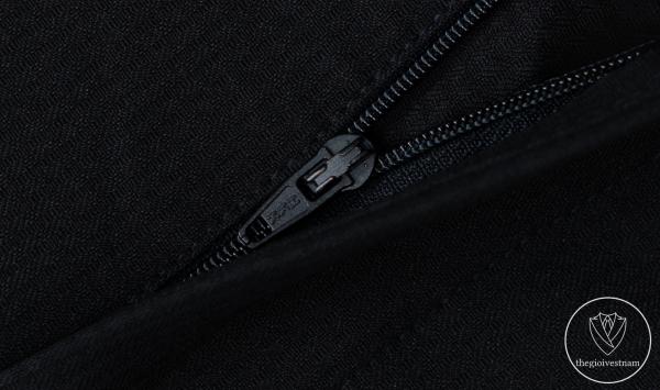 Bộ Suit Đen Gân Kẻ Vuông Modern Fit TGS357 - hình 5