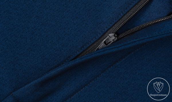 Bộ Suit Xanh Navy Caro Ẩn Modern Fit TGS360 - hình 6