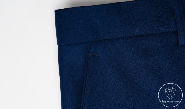 Bộ Suit Xanh Navy Caro Ẩn Modern Fit TGS360 - hình 7