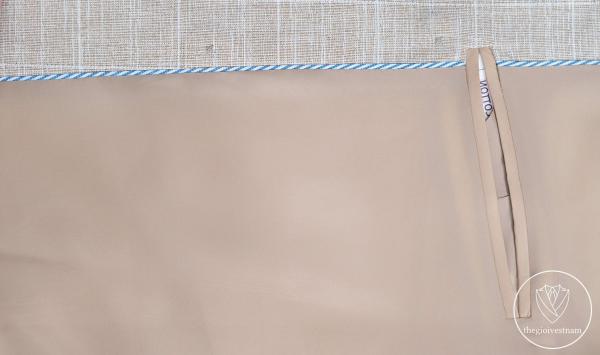 Bộ Suit Beige Kẻ Caro Modern Fit TGS364 - hình 5