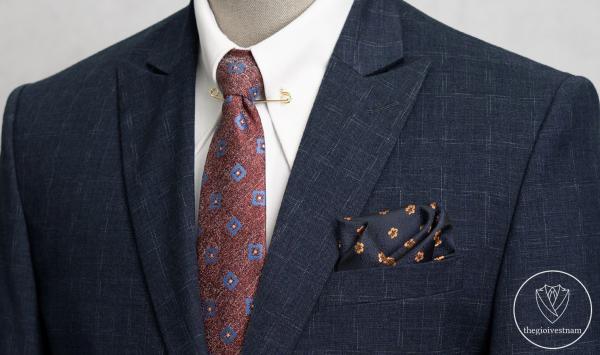 Bộ Suit Xám Đậm Kẻ Ô Classic Fit TGS368 - hình 2