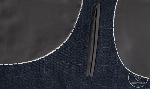 Bộ Suit Xám Đậm Kẻ Ô Classic Fit TGS368 - hình 4