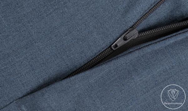 Bộ Suit Xám Ghi Nhạt Sọc Xước  Classic Fit TGS372 - hình 5