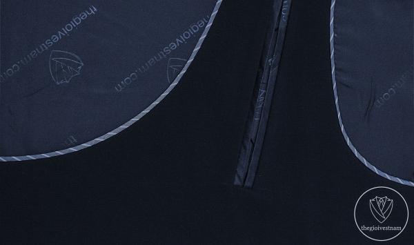 Bộ Suit Xanh Đen Phối Đột Chỉ Viền Modern Fit TGS377 - hình 5