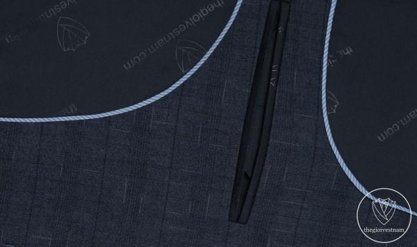 Bộ Suit Xám Đậm Hoạ Tiết Kẻ Xước Modern Fit TGS379 - hình 5