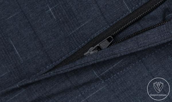 Bộ Suit Xám Đậm Hoạ Tiết Kẻ Xước Modern Fit TGS379 - hình 7