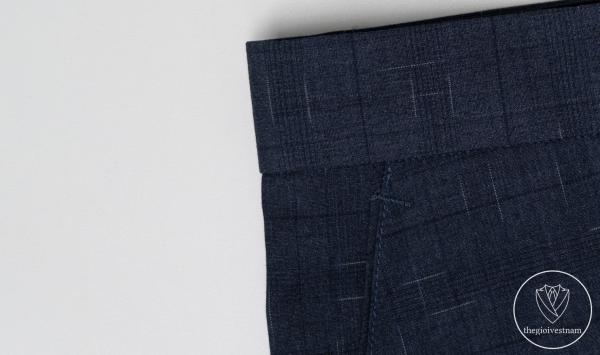 Bộ Suit Xám Đậm Hoạ Tiết Kẻ Xước Modern Fit TGS379 - hình 8