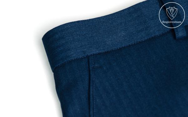 Bộ Suit Xanh Navy Họa Tiết Kẻ Sọc Modern Fit TGS381 - hình 8