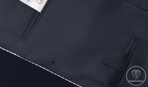 Bộ Suit Xanh Đen Cao Cấp 6 Nút Modern Fit TGS383 - hình 4