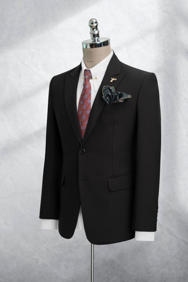 Áo Vest Đen Cao Cấp Form Slimfit TGS384 - hình 3