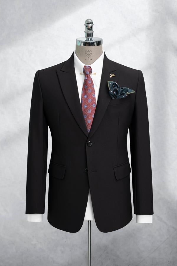 Áo Vest Đen Cao Cấp Form Slimfit TGS384 - hình 1