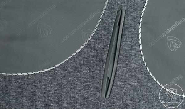 Bộ Suit Ghi Xanh Hoạ Tiết Kẻ Mờ Classic Fit TGS387 - hình 4