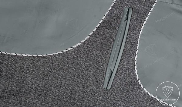 Bộ Suit Xám Nâu Hoạ Tiết Kẻ Classic Fit  TGS388 - hình 4