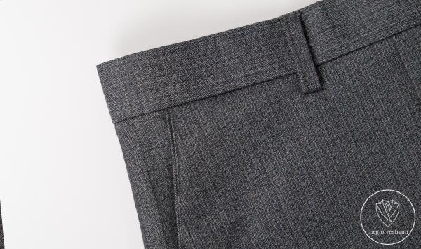Bộ Suit Xám Nâu Hoạ Tiết Kẻ Classic Fit  TGS388 - hình 7