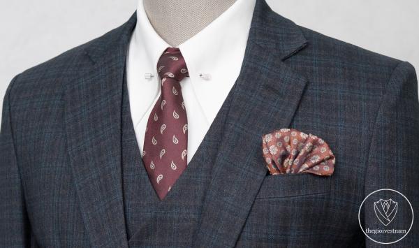 Bộ Suit Caro Đen Phối Màu Modern Fit TGS391 - hình 3